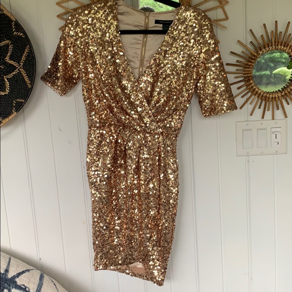 never worn sequin French connection dress